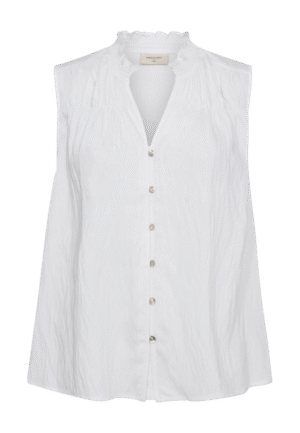 FreeQuent - Wit | Dames | Blouse | Wit | L | regular | Kamst mode