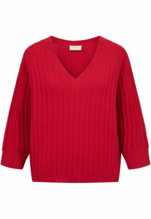 FreeQuent - Rood | Dames | Trui | Rood | XXL | regular | Kamst mode