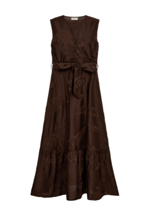 FreeQuent - Bruin | Dames | Jurk | Bruin | S | regular | Kamst mode