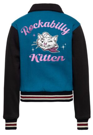 Queen Kerosin Rockabilly Kitten College Jack Petrol-3XL