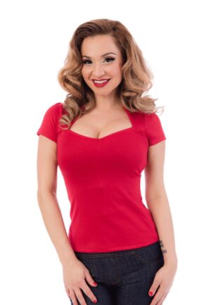 Steady Clothing Sophia Top All Red-XXXXL