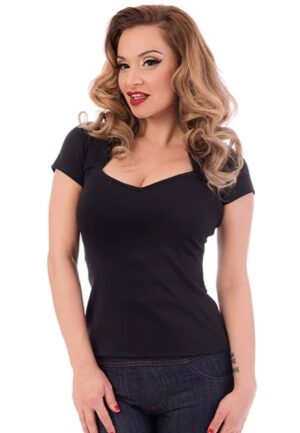 Steady Clothing Sophia Top All Black-M
