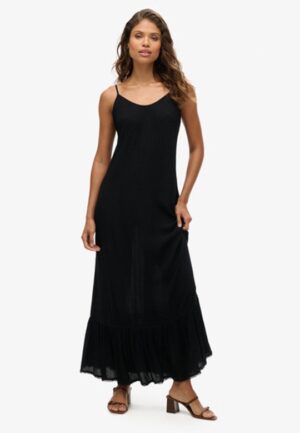 Beach Maxi-hemdjurk Zwart Grootte: 40