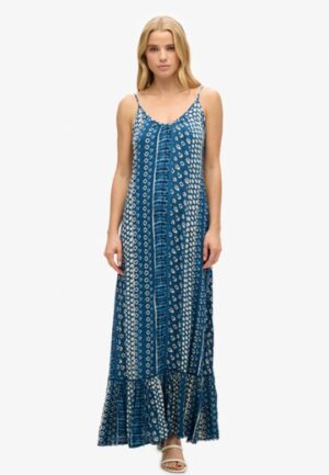 Beach Maxi-hemdjurk Blauw Grootte: 36