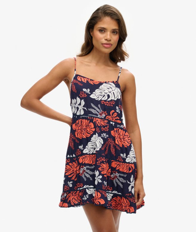Mini Beach Cami-jurk Blauw Grootte: 36