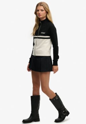 Mini Geplooide Skort Black Grootte: 44