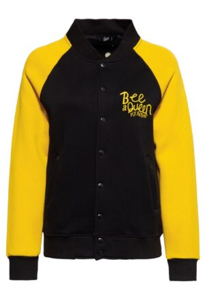 Queen Kerosin Ladies College Jacket Bee Queen Black Yellow-XS | 26% korting