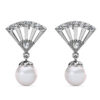 Ingride Parel Oorbellen - Zilver en Kristal - Afbeelding 2