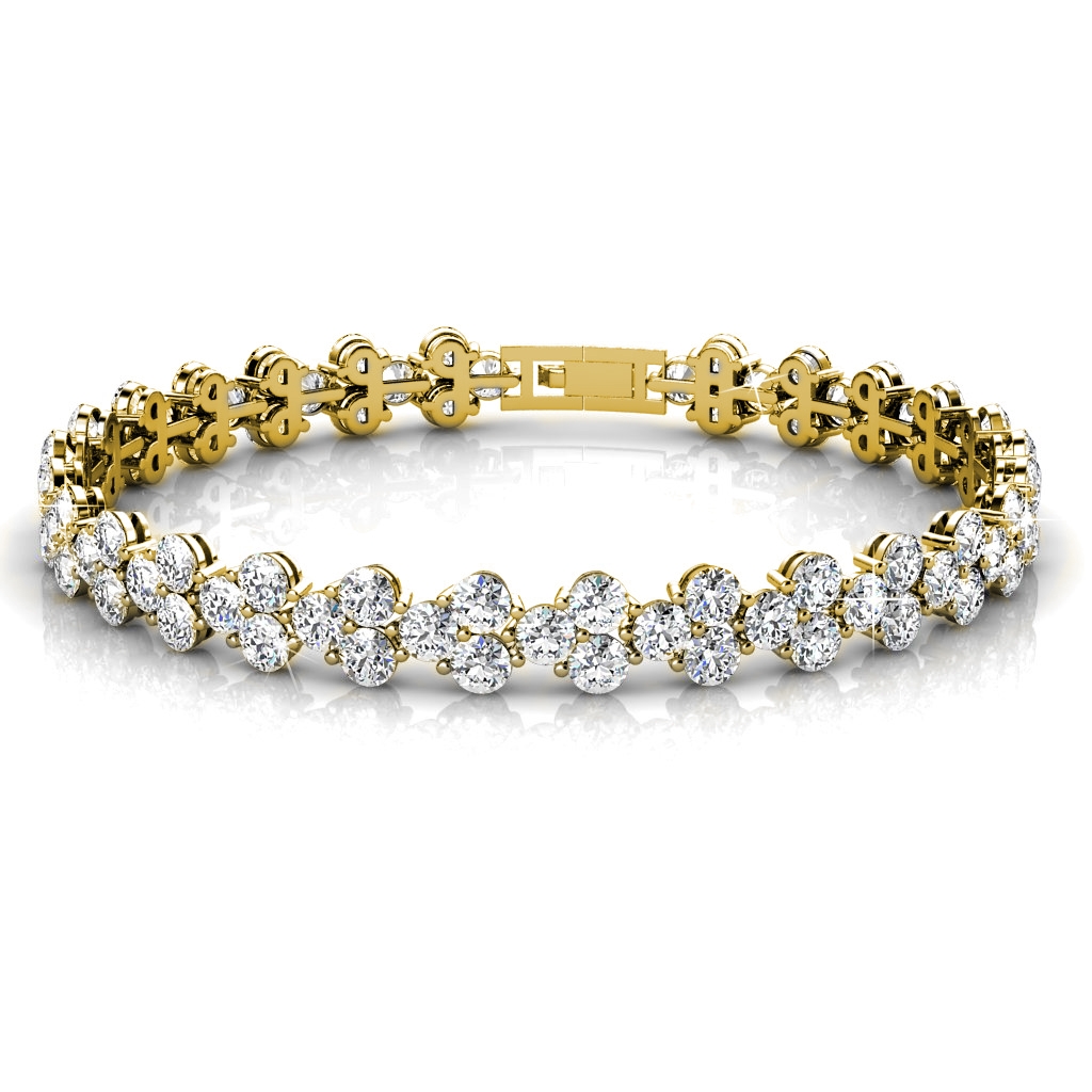 Prinsessenarmbanden - Goud en kristal