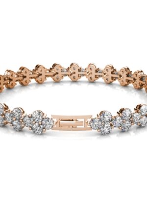 Alternative view of Prinsessenarmbanden - Roségoud en kristal