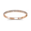 Glamour armbanden - Roségoud en kristal - Afbeelding 2