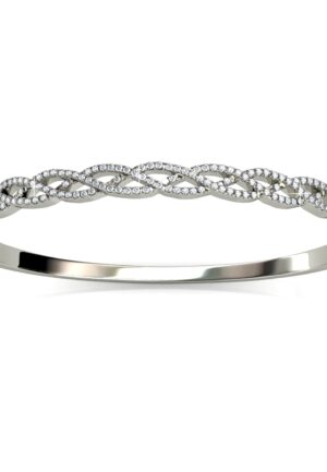 Gevlochten armbanden - Zilver en kristal