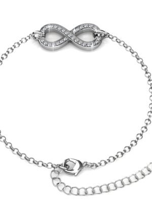 Alternative view of Infinity Eight Armbanden - Zilver en Kristal