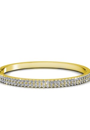 Glamour armbanden - Goud en kristal