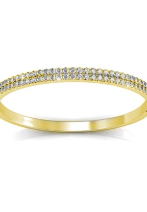 Alternative view of Glamour armbanden - Goud en kristal
