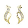 Destiny oorbellen - Goud en kristal - Afbeelding 2