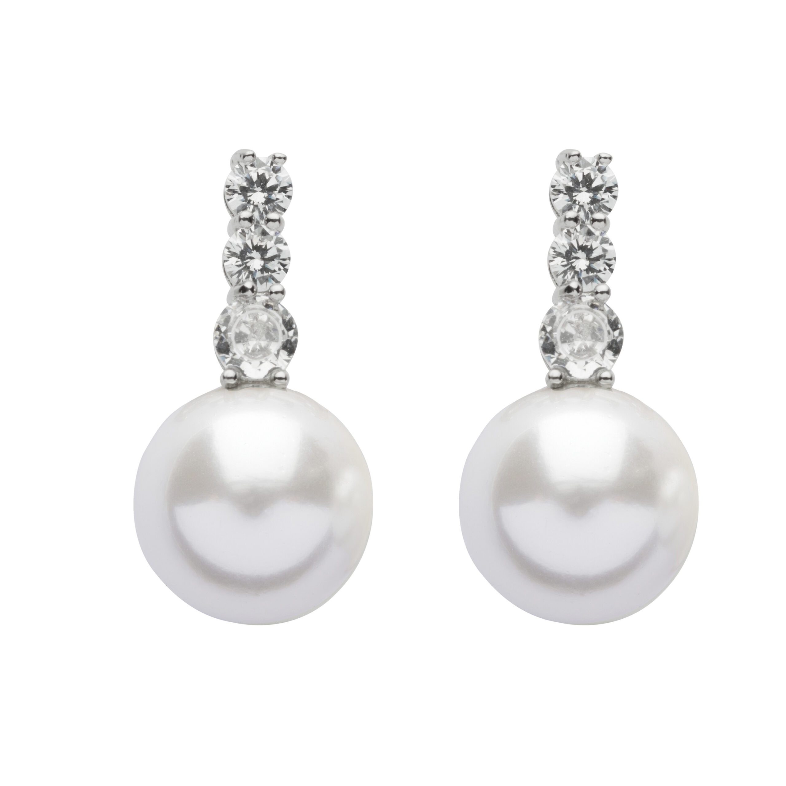 US Polo Assn Jewellery Mila Rhodium Oorbellen