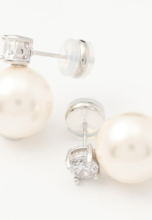 Alternative view of US Polo Assn Jewellery Maisie Rhodium Oorbellen