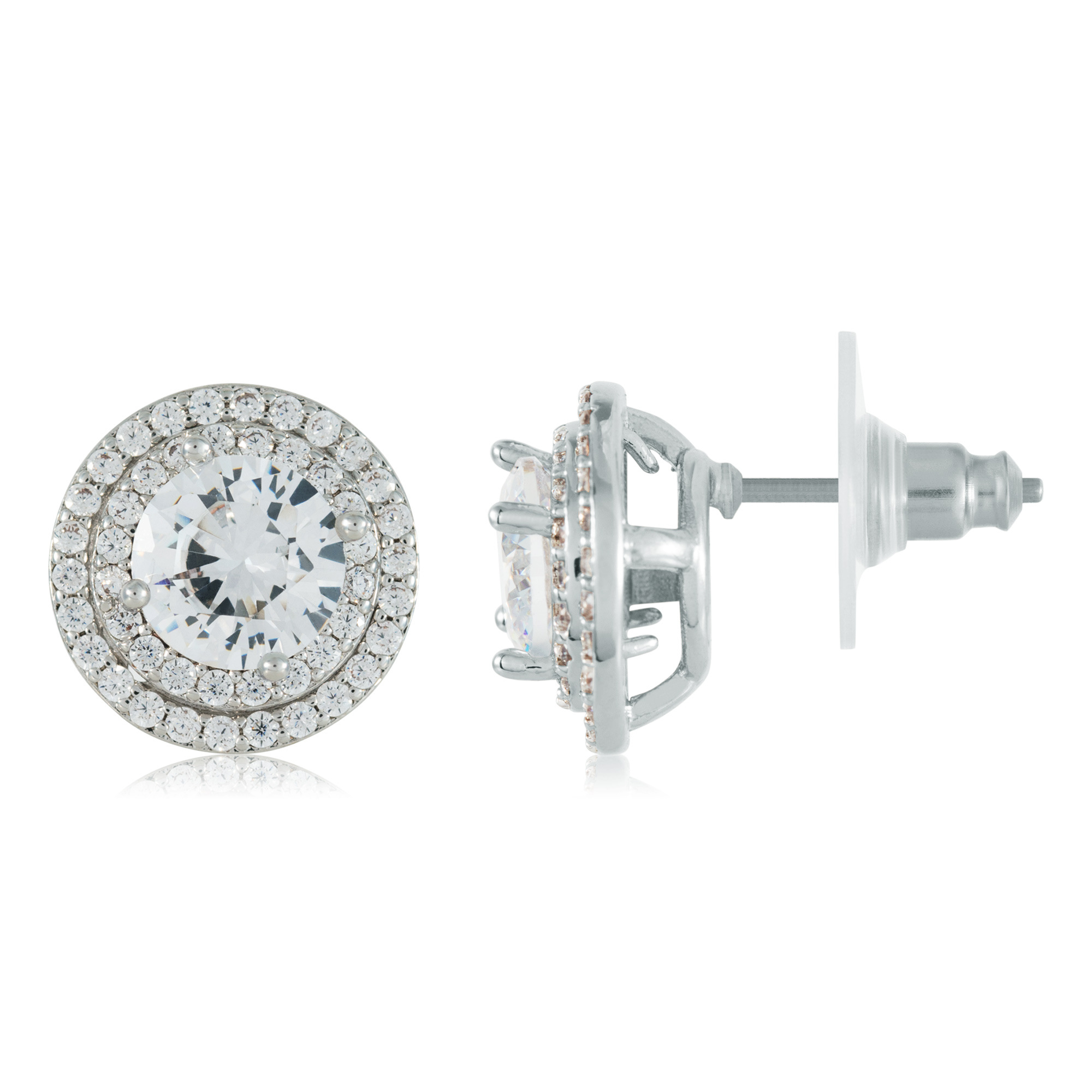 US Polo Assn Jewellery Cristal Rhodium Oorbellen - Afbeelding 2