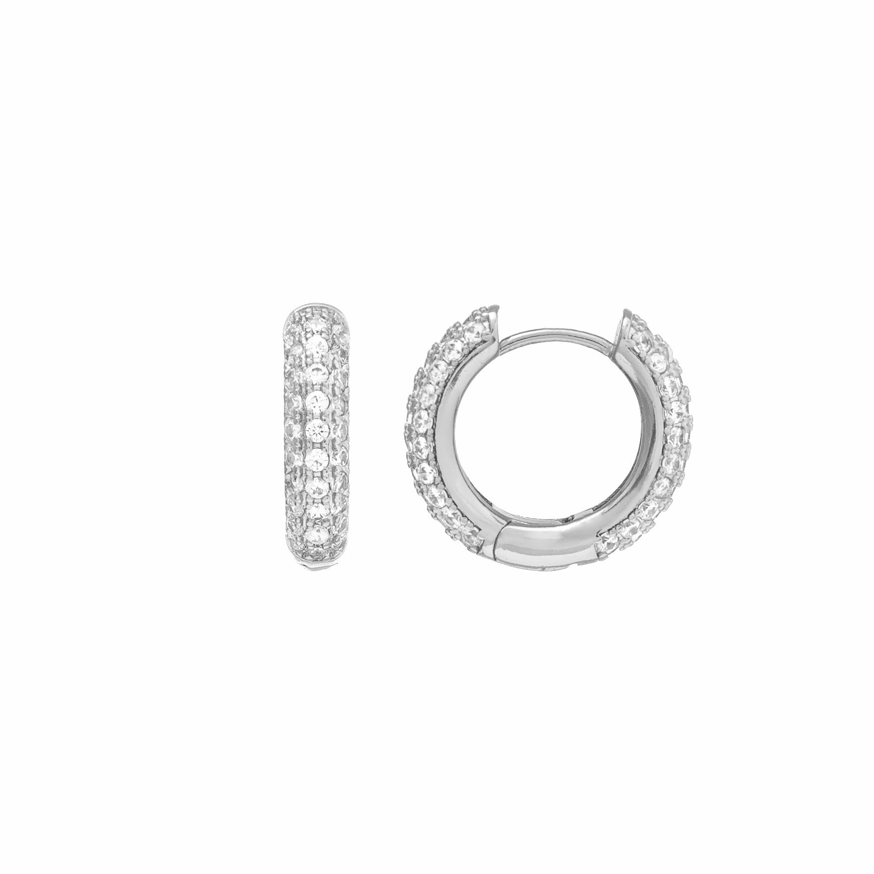 US Polo Assn Sieraden Sylvie Rhodium Oorbellen