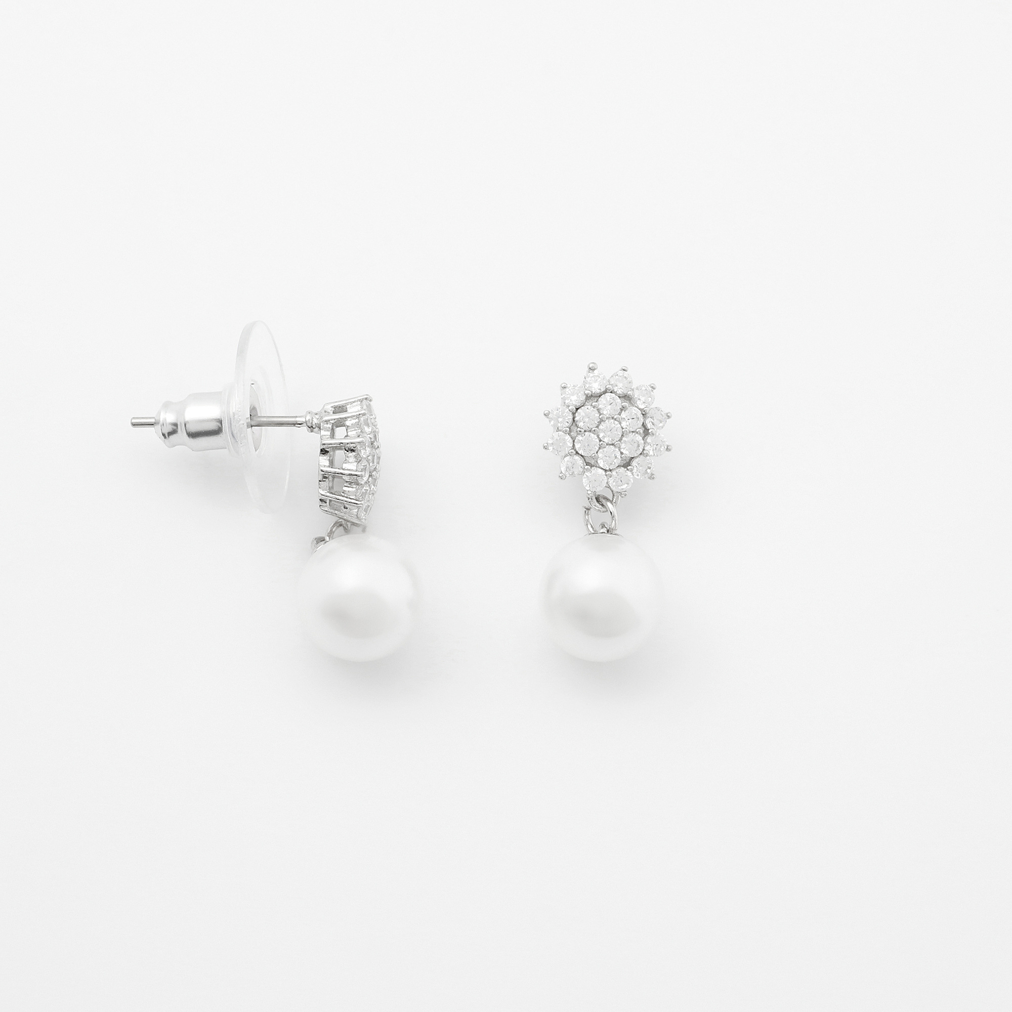 US Polo Assn Jewellery Soleil Rhodium Oorbellen