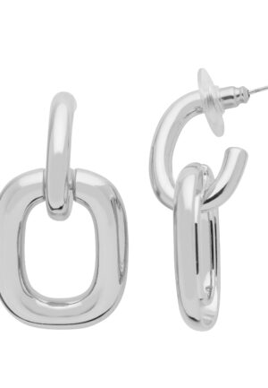 US Polo Assn Jewellery Blair Rhodium Oorbellen