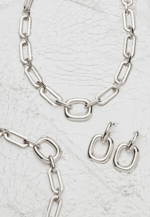 Alternative view of US Polo Assn Jewellery Blair Rhodium Oorbellen