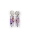 Hermès Multicolor Bijouterie Fantaisie Hars Dangle Oorbellen