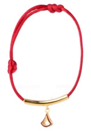 Bvlgari Divas' Dream-armband in rood katoen