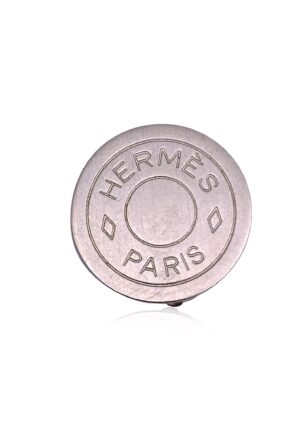 Alternative view of Hermes metalen oorbellen Clou de Selle