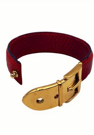Alternative view of Vintage leren armband van Gucci