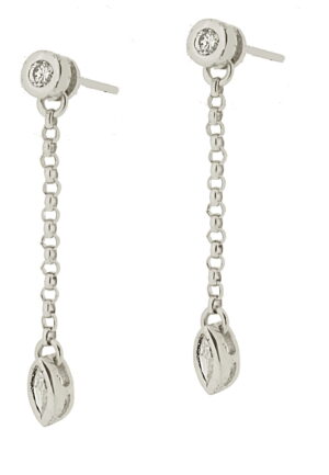Orphelia Dames 925 Sterling Zilveren Oorbellen - Zilver ZO-5488