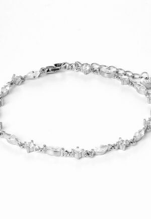Luxenter 925 Sterling Zilveren Armband met Gerhodineerde Briljant Zirkonia - Ulmax
