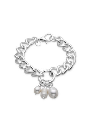 Luxenter armband afgewerkt in rhodium - Invak