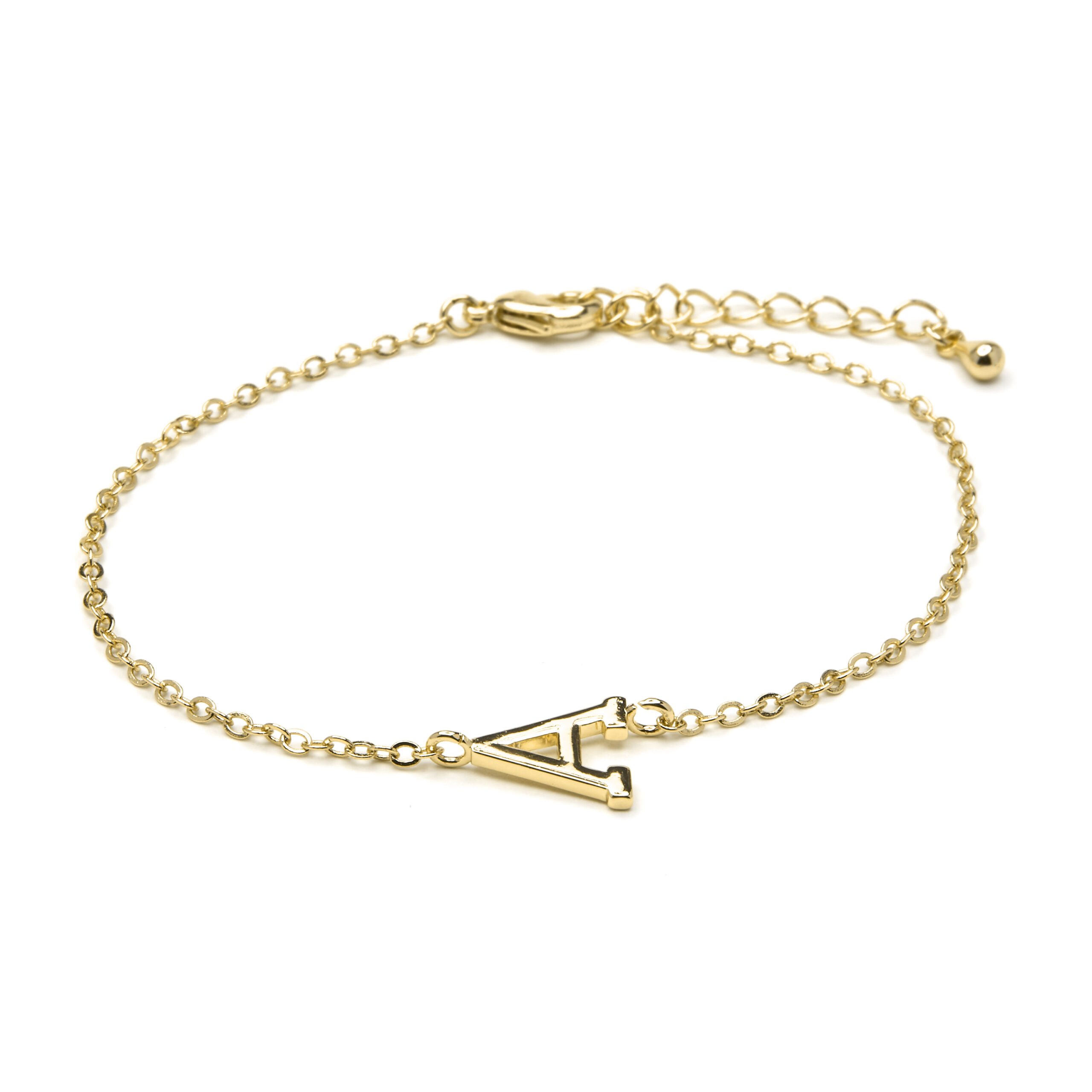 Luxenter Armband met 18-karaats geelgouden afwerking - Alphabet