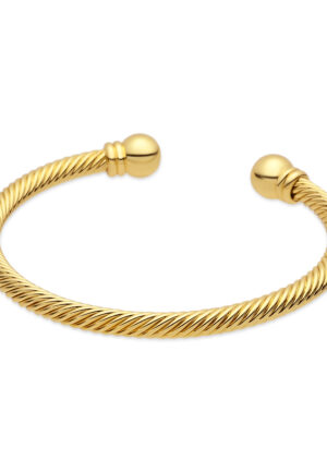 Luxenter armband afgewerkt in 18 karaat geel goud - Muha