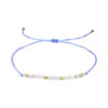 Luxenter Armband van wit parelmoer met 18-karaats geelgouden afwerking - Gonli