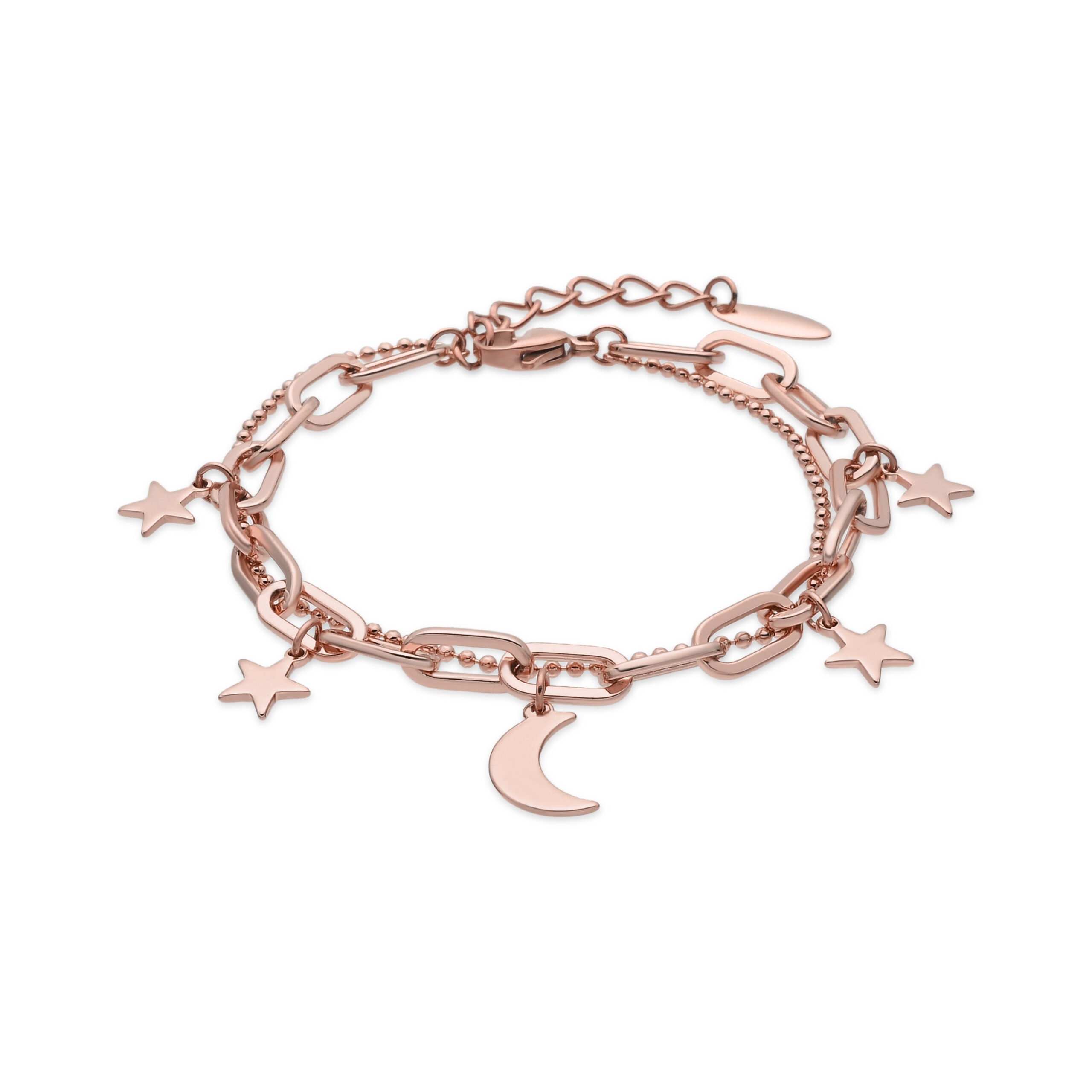 Luxenter armband afgewerkt in 18k roségoud - Darkle