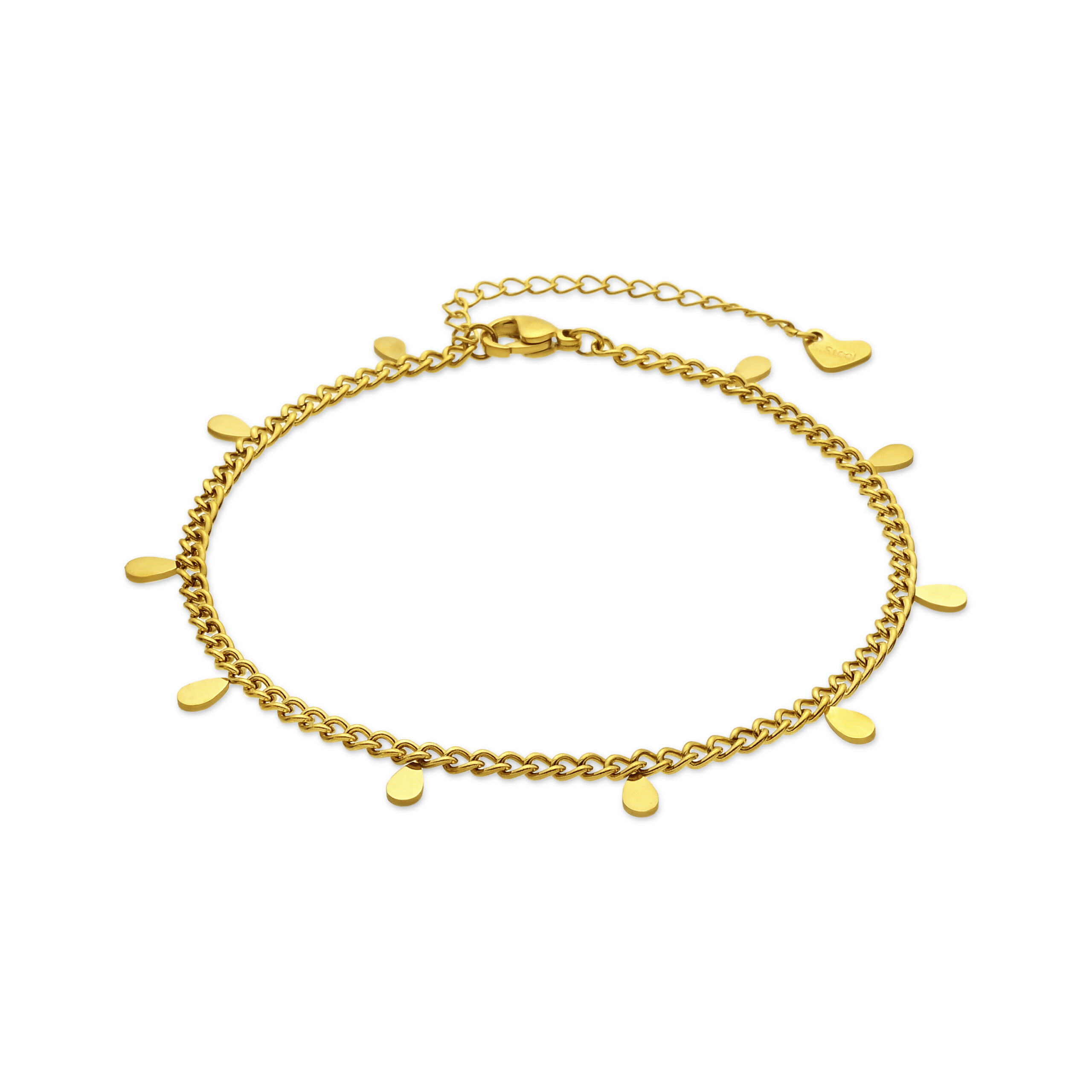 Luxenter armband afgewerkt in 18 karaats geel goud - Hadras