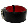 Louis Vuitton Rouge Monogram Eclipse Canvas Reversible Scharnierarmband in Zwart Leer - Afbeelding 2
