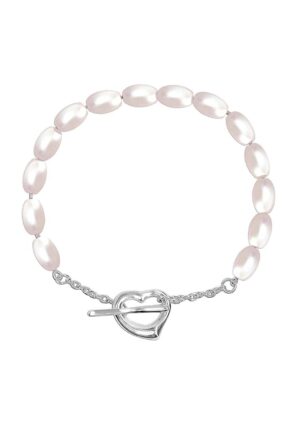 Damenarmband met Ovale Parel in 925 Sterlingsilver BIPU018