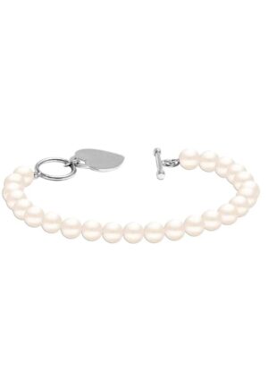 Alternative view of Damesparelarmband met hartbedel, 925 sterling zilver BIPU023