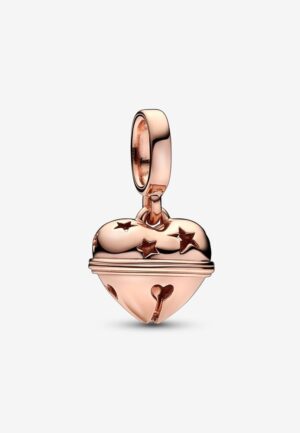 Pandora 'Feestelijk' Dames Gouden Verzilverd Metaal Bedel - Roze 782376C00