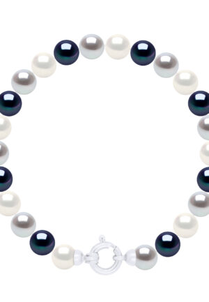 Armband Rij van Echte GeCultiveerde Zoetwaterparels Rond 6-7 mm