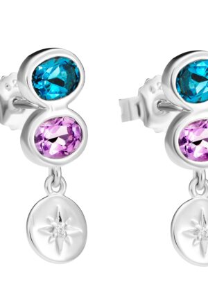 Orphelia 'Regula' Dames 925 Sterling Zilveren Oorknopjes - Zilver ZO-7578