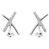 Orphelia 'Charlotte' Dames 925 Sterling Zilveren Oorbellen - Zilver ZO-7580/W