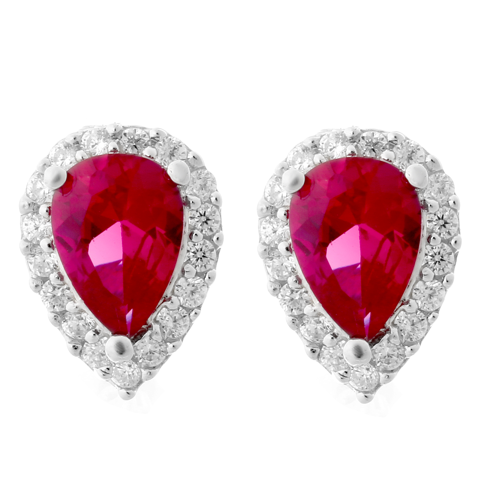 Orphelia 'Enora' Dames 925 Sterling Zilveren Stud Oorbellen - Zilver ZO-7226/RU - Afbeelding 2