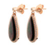 Orphelia 'Lilja' Dames 925 Sterling Zilveren Oorbellen - Roze zo-7367
