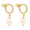 Orphelia 'Spa' Dames 925 Sterling Zilveren Oorbellen - Goud ZO-7575/G