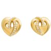 Orphelia 'Amore' Dames 925 Sterling Zilveren Stud Oorbellen - Goud ZO-7577/G - Afbeelding 2